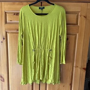 Comfy Lime Green Long Sleeve Tunic